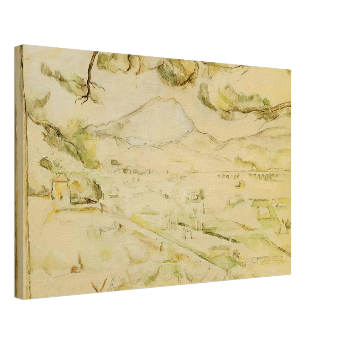 Paul Cezanne - The Arc Valley Canvas - 40x60 cm / 16x24 inches-canvas