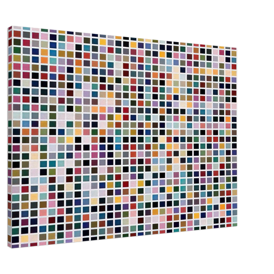 Gerhard Richter - 1024 COLOURS 1973 Canvas - 20x30 cm / 8x12 inches-canvas