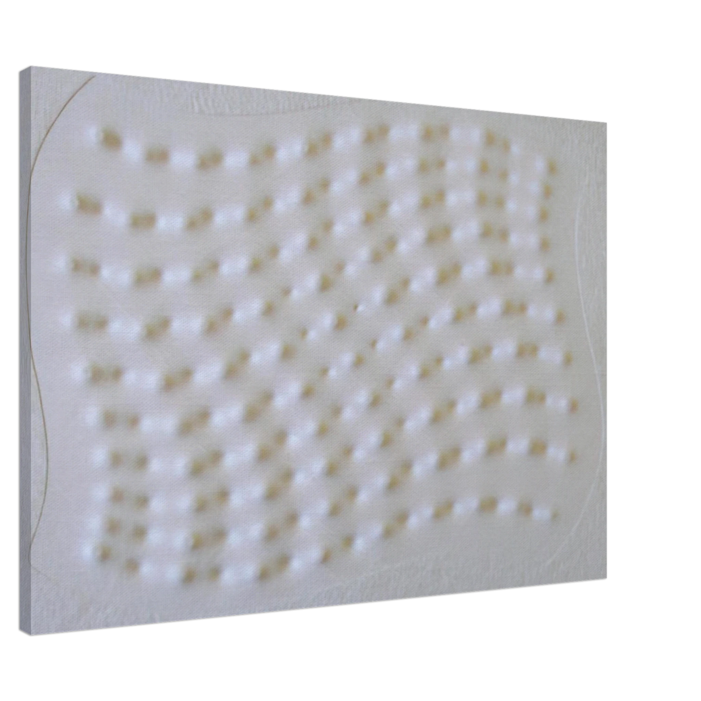 Enrico Castellani - Superficie III - 1995 Canvas - 20x30 cm / 8x12 inches-canvas