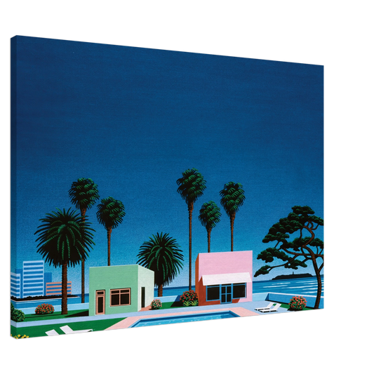 Hiroshi Nagai - Pacific Breeze Canvas - 20x30 cm / 8x12 inches-canvas