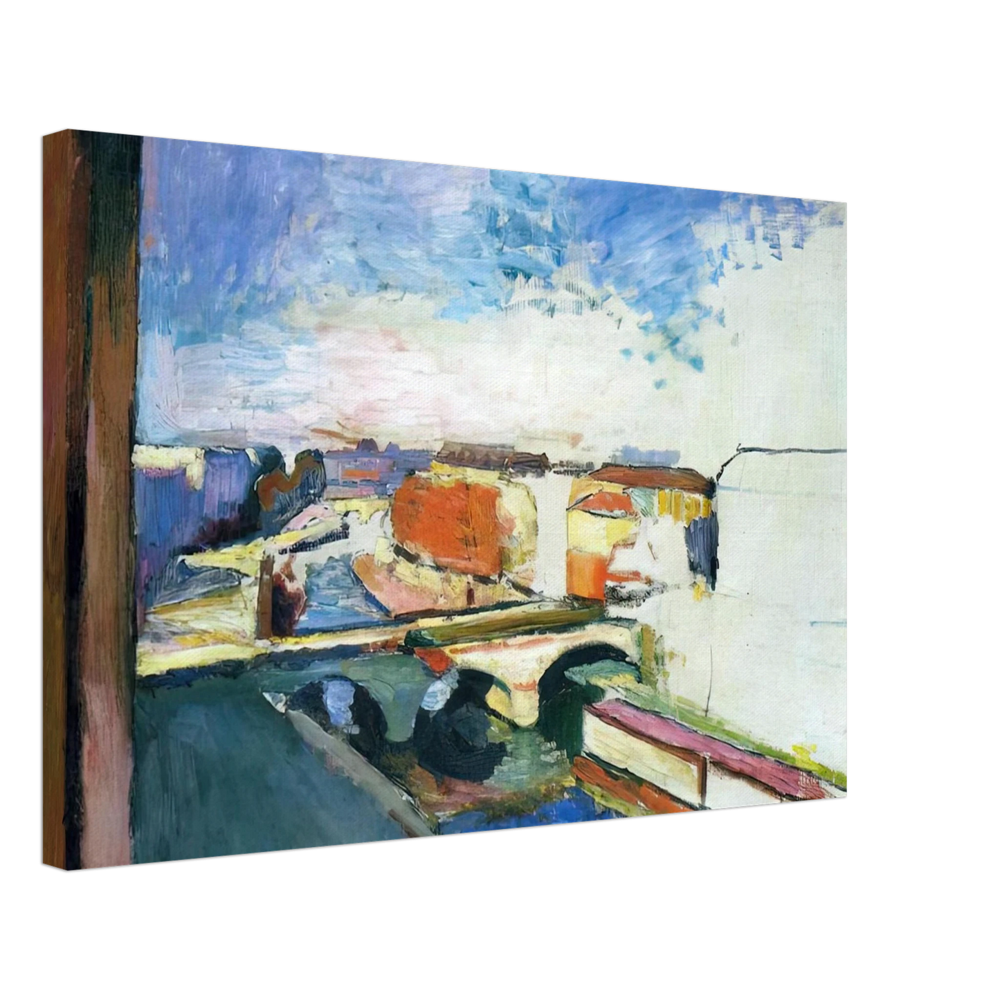Henri Matisse - PONT SAINT MICHEL IN PARIS Canvas - 70x100 cm / 28x40 inches-canvas