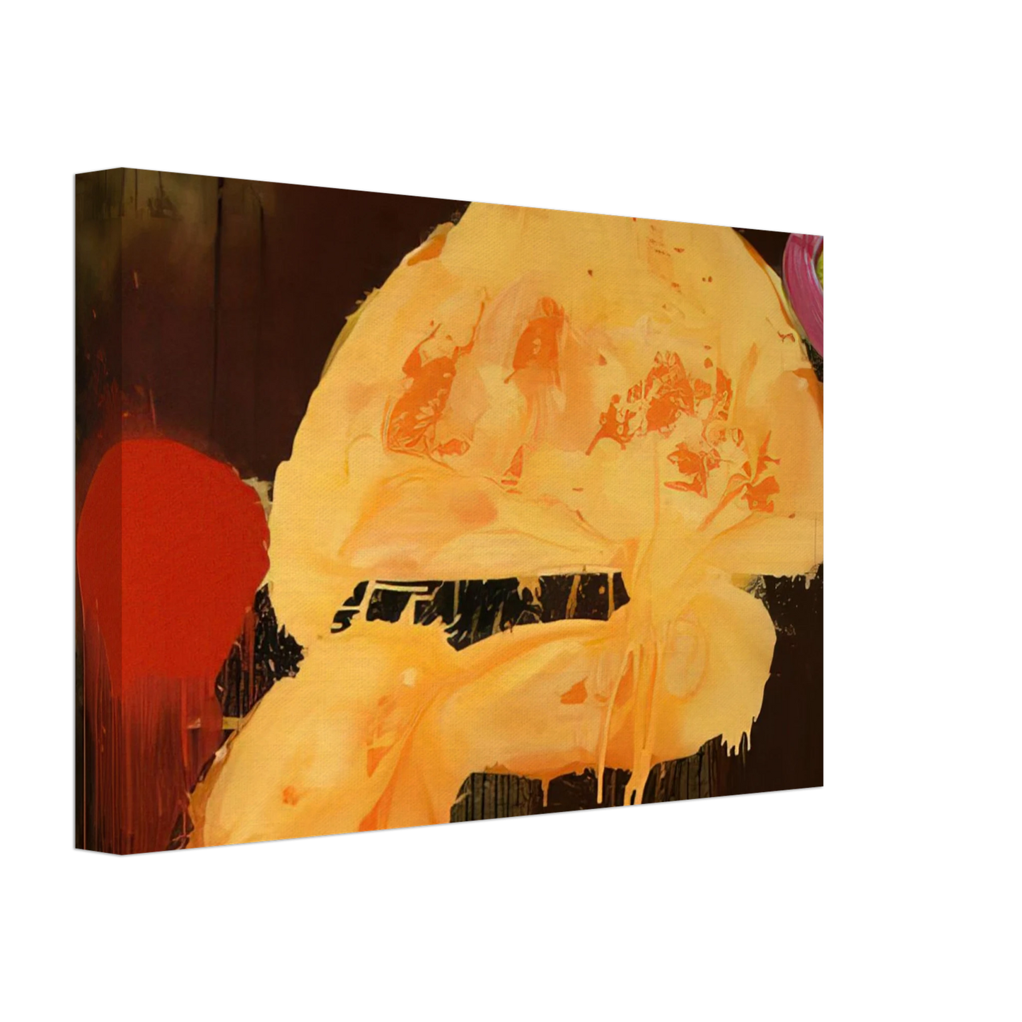 John Hoyland - Quas 23.1.86 - 1986 Canvas - 40x60 cm / 16x24 inches-canvas