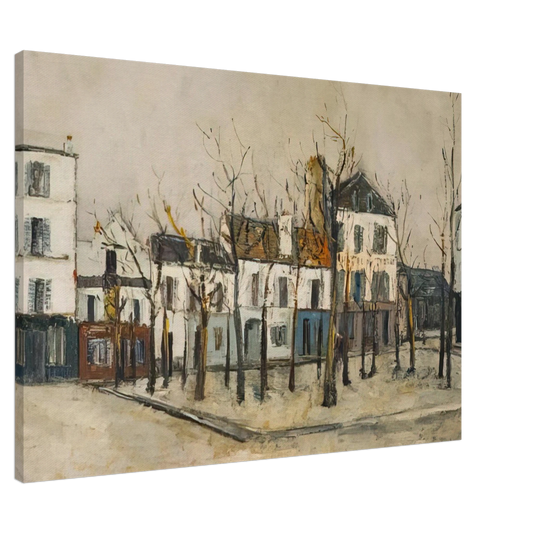 Maurice Utrillo - LA PLACE DU TERTRE 1910 Canvas - 20x30 cm / 8x12 inches-canvas