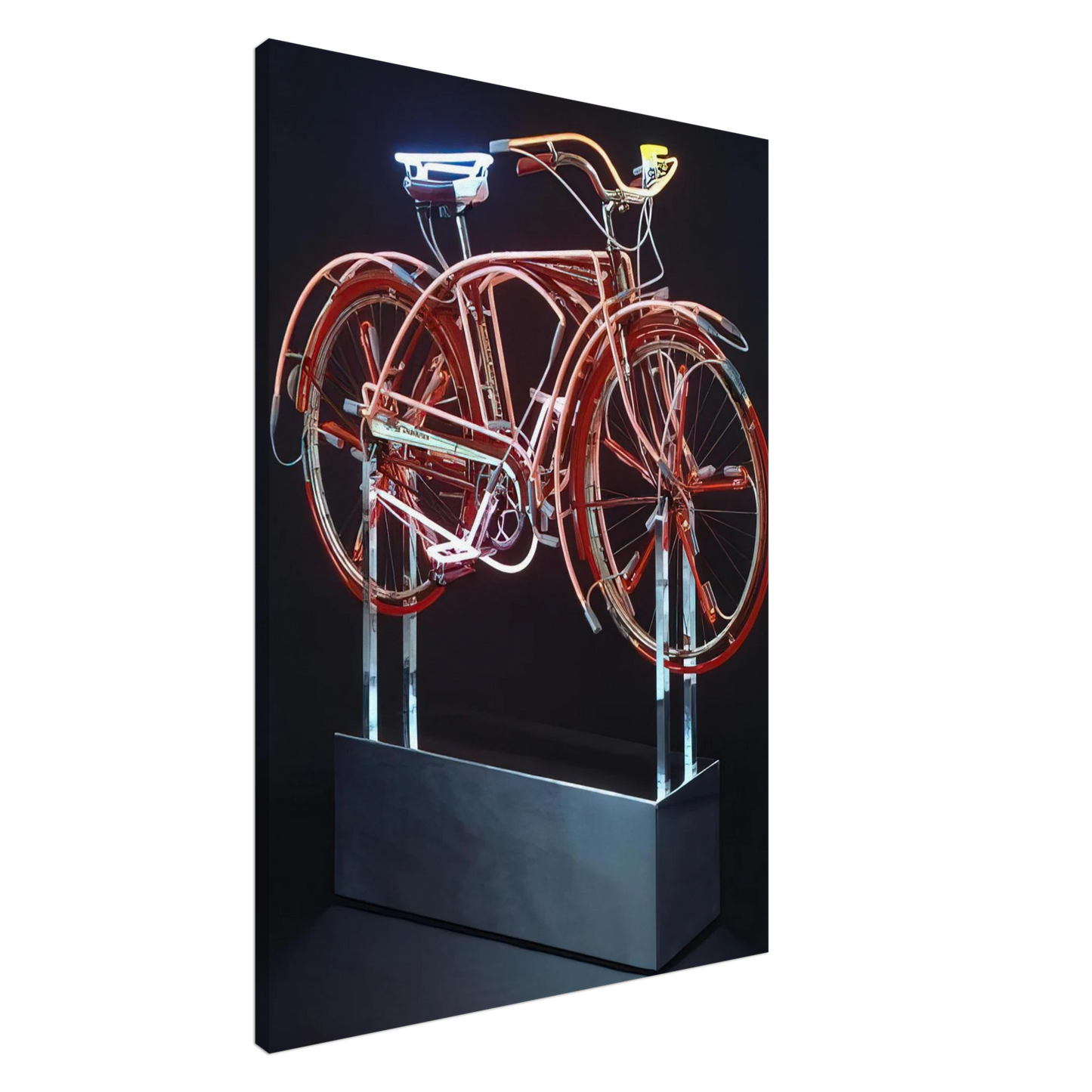 Robert Rauschenberg - BICYCLOID IX 1994 Canvas - 20x30 cm / 8x12 inches-canvas