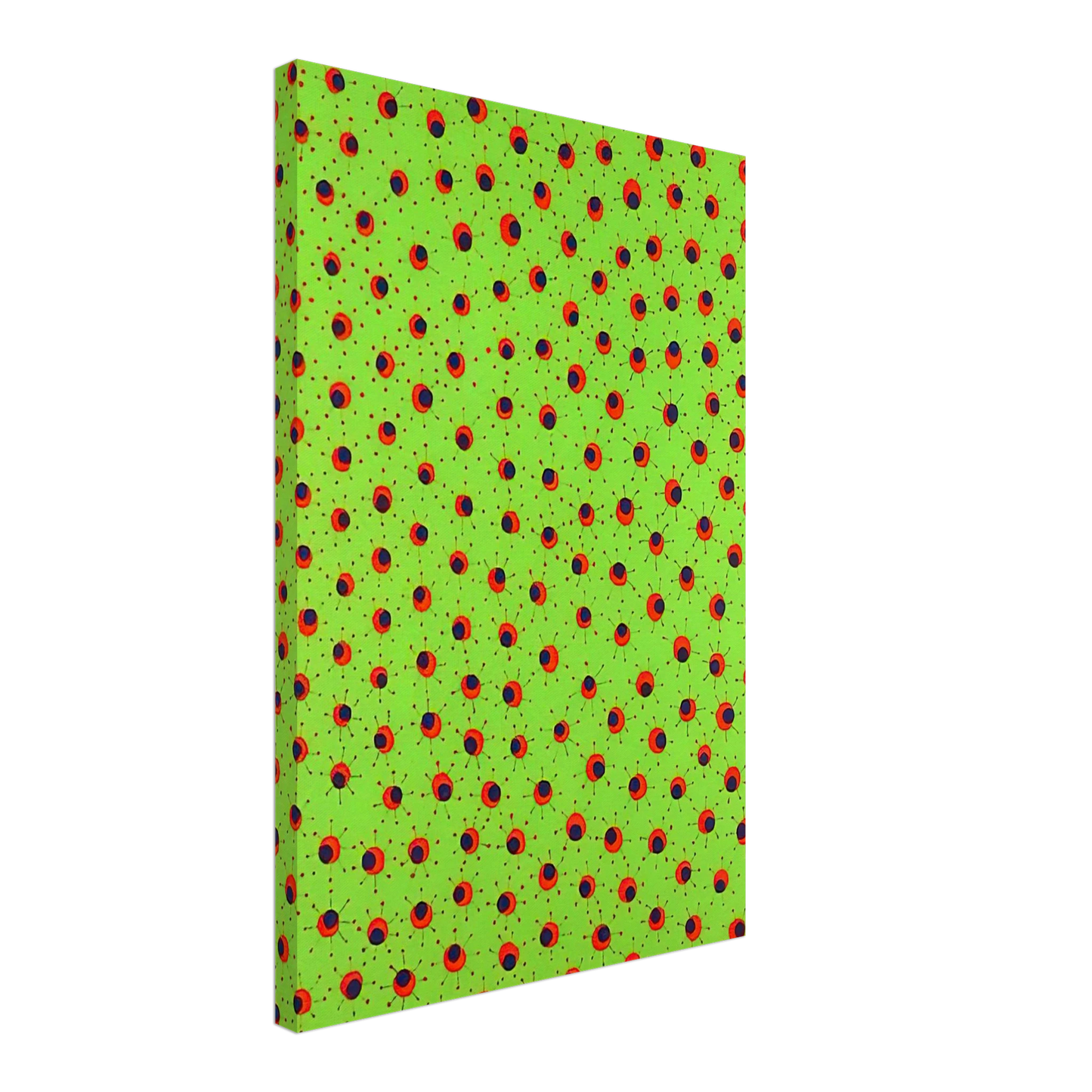 Yayoi Kusama - FIELDS IN SPRING 1988 Canvas - 70x100 cm / 28x40 inches-canvas