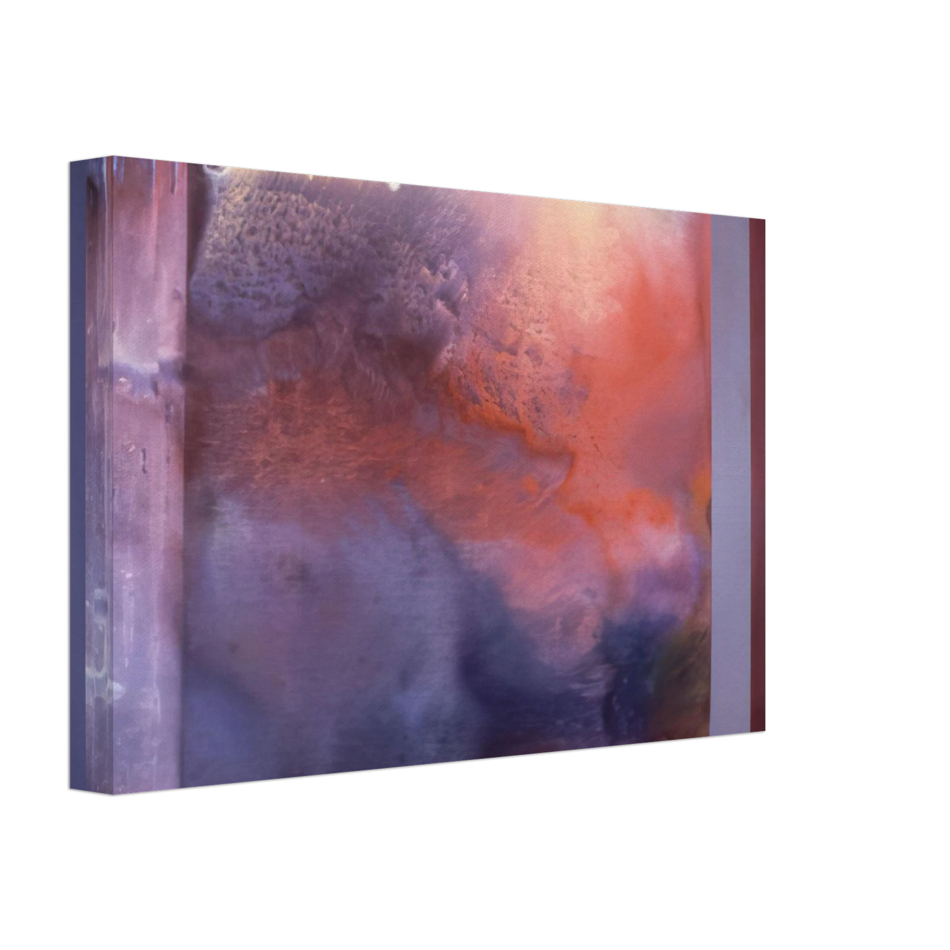 Ronnie Landfield - Rose's Painting - 1986 Canvas - 40x60 cm / 16x24 inches-canvas