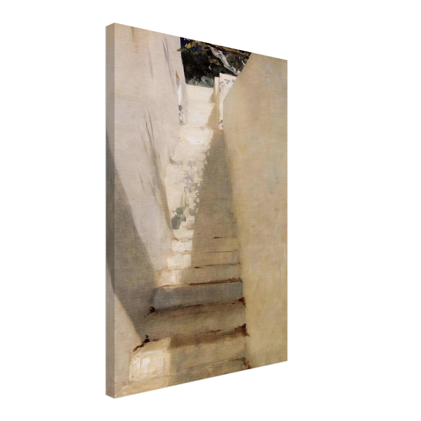 John Singer Sargent - Staircase in Capri Canvas - 70x100 cm / 28x40 inches-canvas