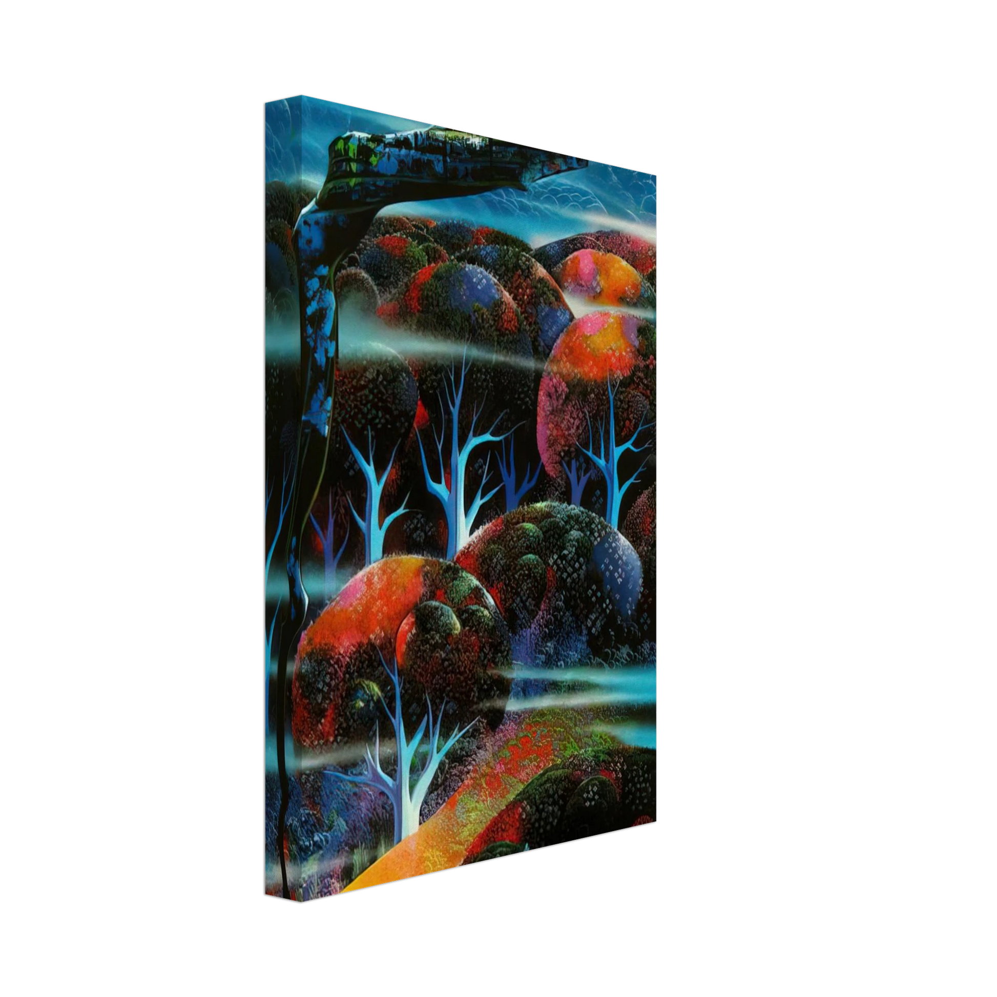 Eyvind Earle - Toccata and Fugue Canvas - 40x60 cm / 16x24 inches-canvas