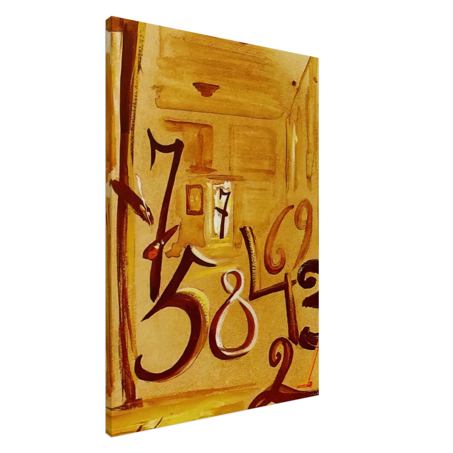 Salvador Dali - THE MAIDS IN WAITING LAS MENINAS Canvas - 20x30 cm / 8x12 inches-canvas