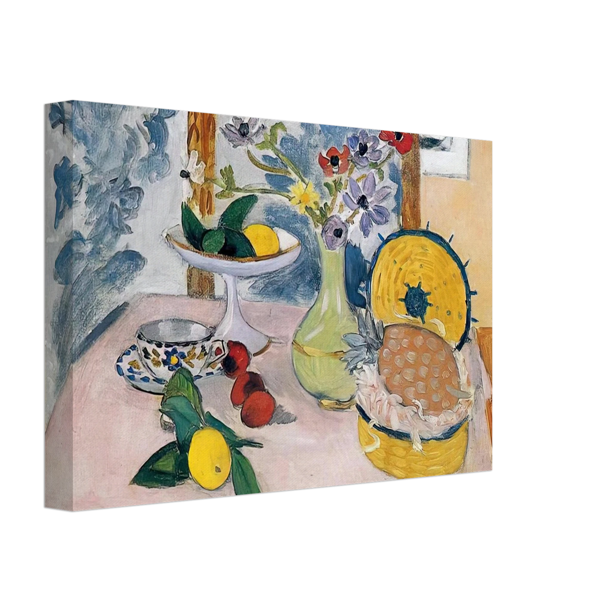 Henri Matisse - STILL LIFE WITH PINEAPPLES Canvas - 70x100 cm / 28x40 inches-canvas