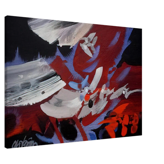 Alejandro Obregon - VIENTOS 1989 Canvas - 20x30 cm / 8x12 inches-canvas