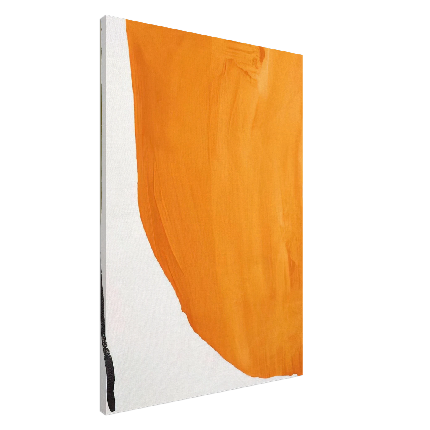 Helen Frankenthaler - Orange Downpour - 1970 Canvas - 20x30 cm / 8x12 inches-canvas