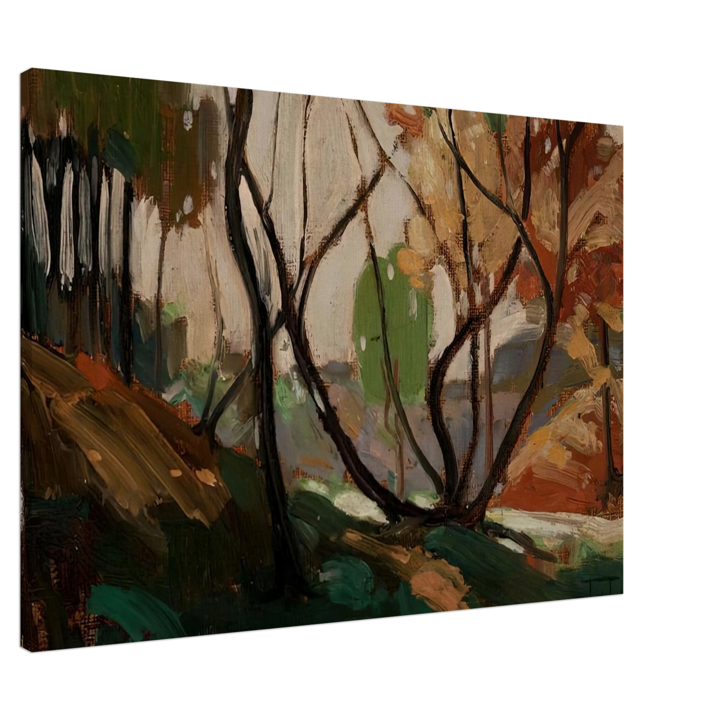 Tom Thomson - SKETCH FOR OPULENT OCTOBER 1915 Canvas - 20x30 cm / 8x12 inches-canvas