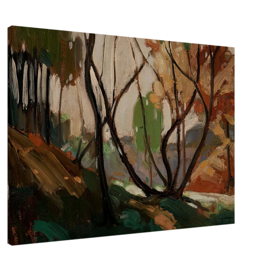 Tom Thomson - SKETCH FOR OPULENT OCTOBER 1915 Canvas - 20x30 cm / 8x12 inches-canvas