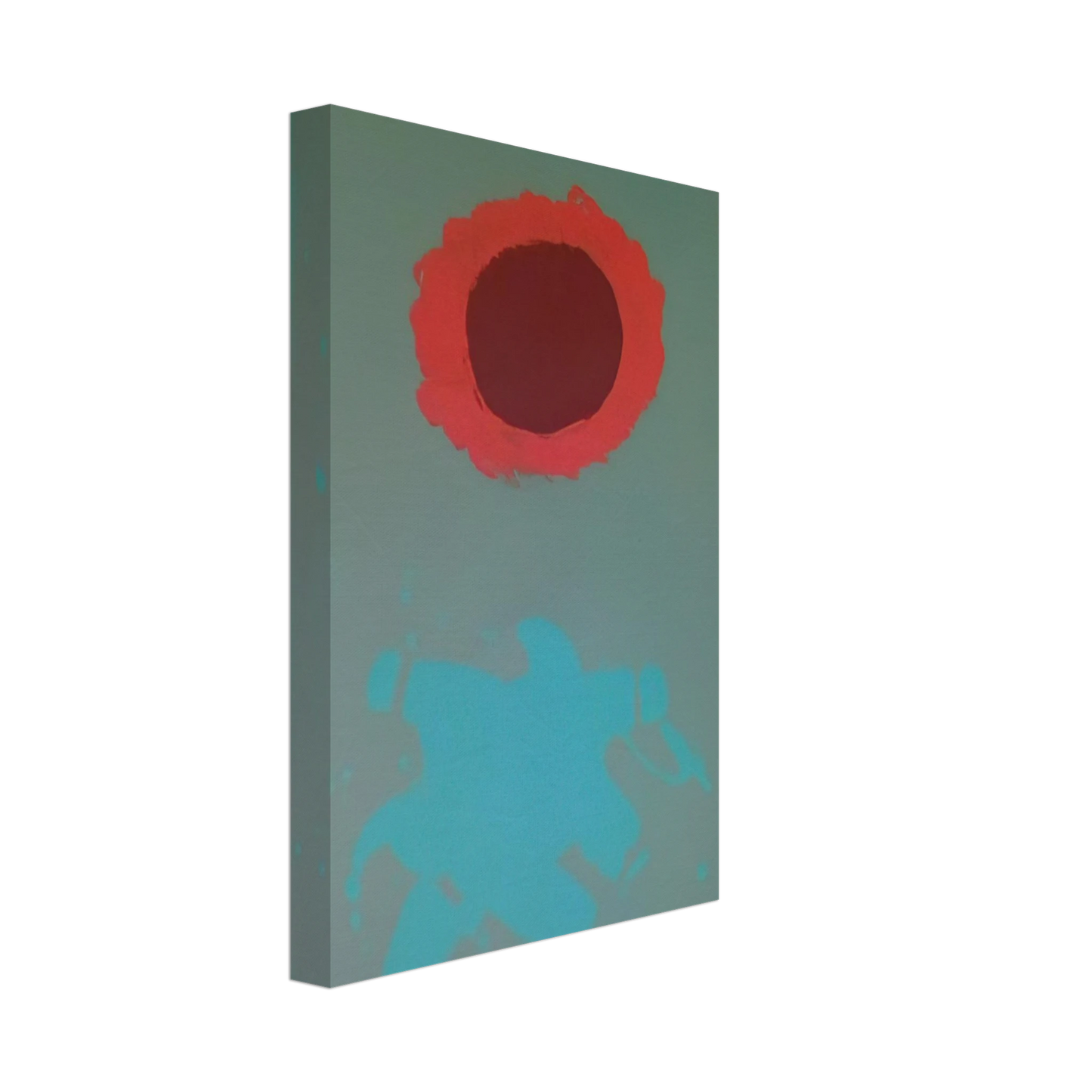 Adolph Gottlieb - Chrome Green - 1972 Canvas - 70x100 cm / 28x40 inches-canvas