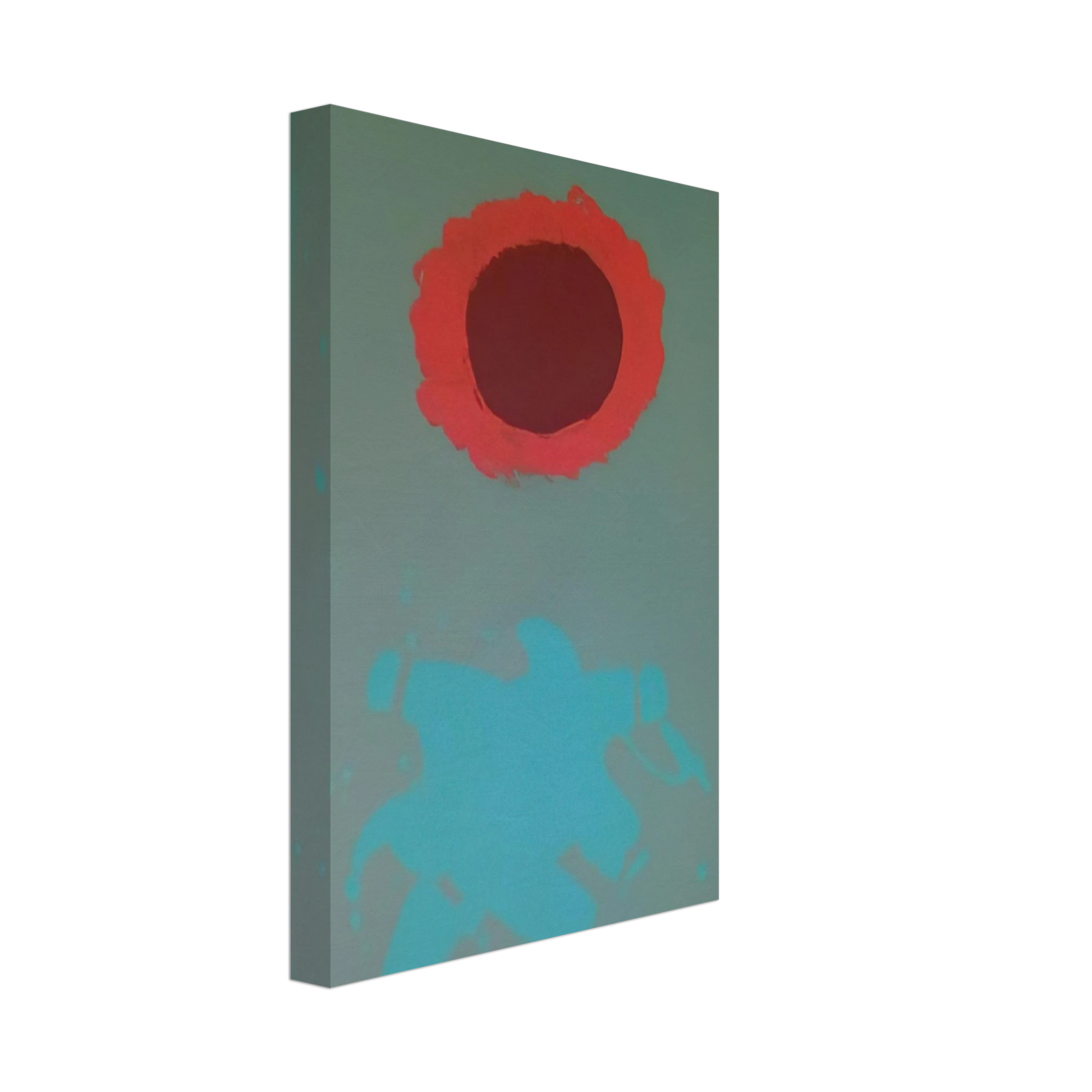 Adolph Gottlieb - Chrome Green - 1972 Canvas - 70x100 cm / 28x40 inches-canvas