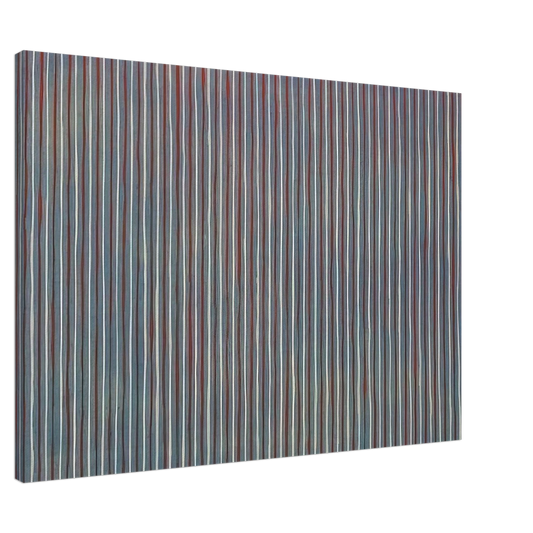 Gene Davis - Salute - 1958 Canvas - 20x30 cm / 8x12 inches-canvas