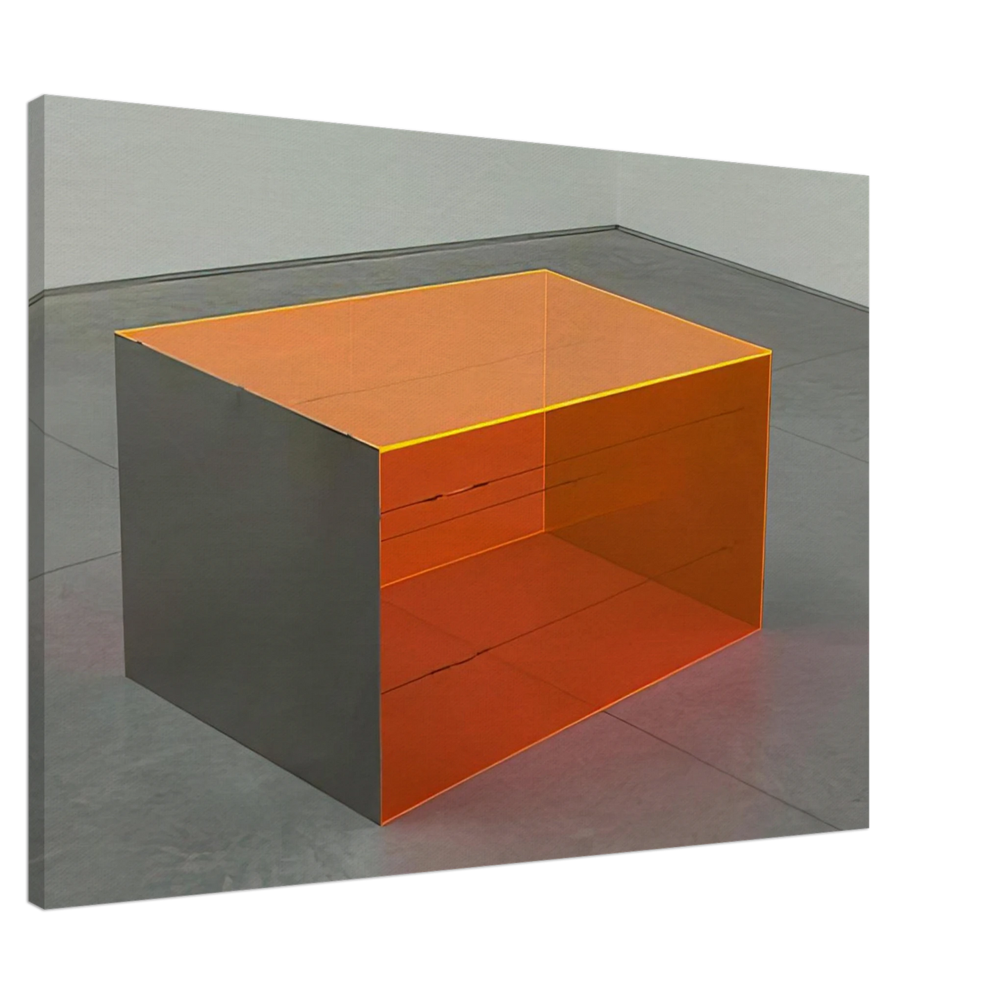 Donald Judd - Untitled - 1965 Canvas - 20x30 cm / 8x12 inches-canvas