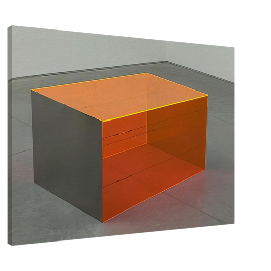 Donald Judd - Untitled - 1965 Canvas - 20x30 cm / 8x12 inches-canvas