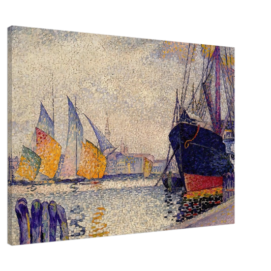 Henri-Edmond Cross - Canal de la Guidecca, Venice Canvas - Default Title-canvas