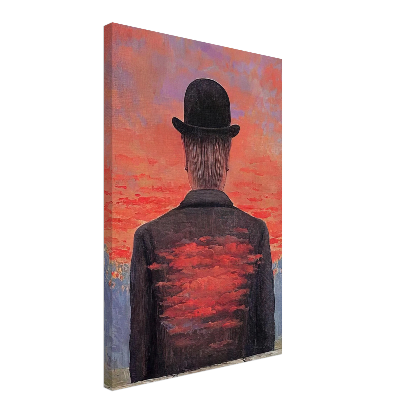 Rene Magritte - THE POET RECOMPENSED 1956 Canvas - 70x100 cm / 28x40 inches-canvas