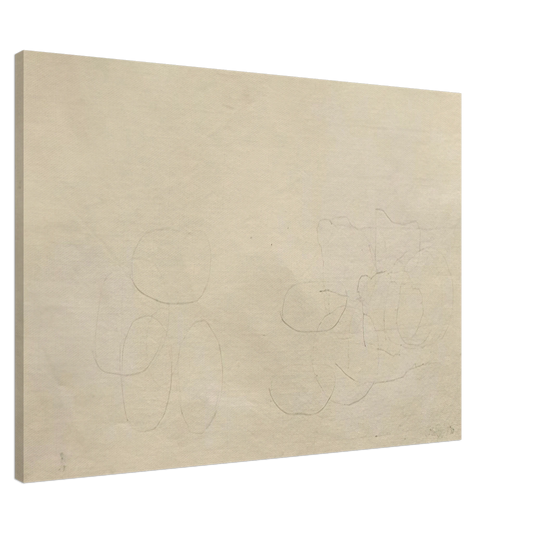 John Cage - R5 - Abstract Expressionism Canvas - 20x30 cm / 8x12 inches-canvas