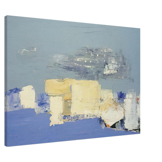 Nicolas de Stael - Paysage mediterraneen - Art Informel Canvas - 20x30 cm / 8x12 inches-canvas
