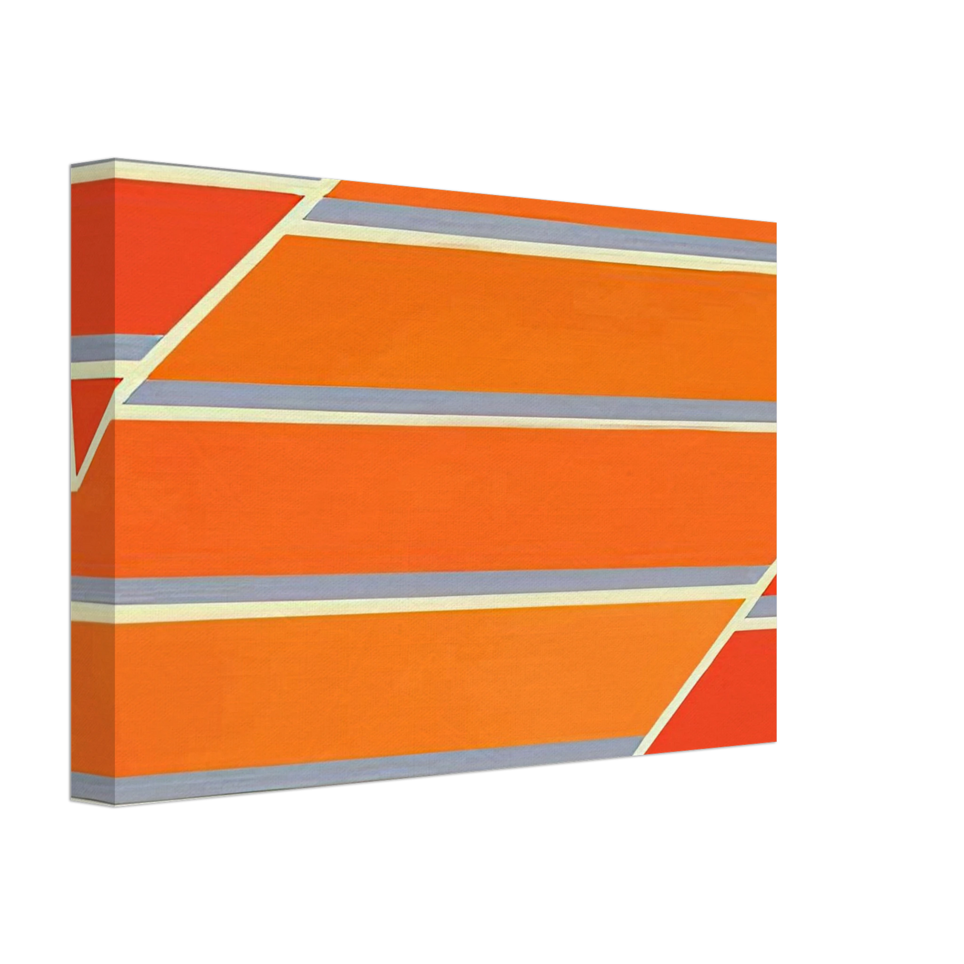 Larry Zox - Orange Time - 1965 Canvas - 70x100 cm / 28x40 inches-canvas