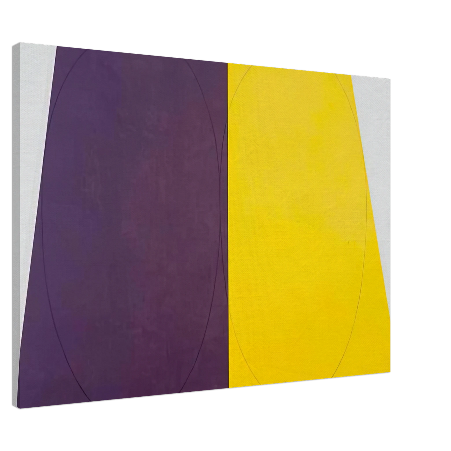 Robert Mangold - PLANE FIGURE SERIES D DOUBLE PANEL 1993 Canvas - 20x30 cm / 8x12 inches-canvas