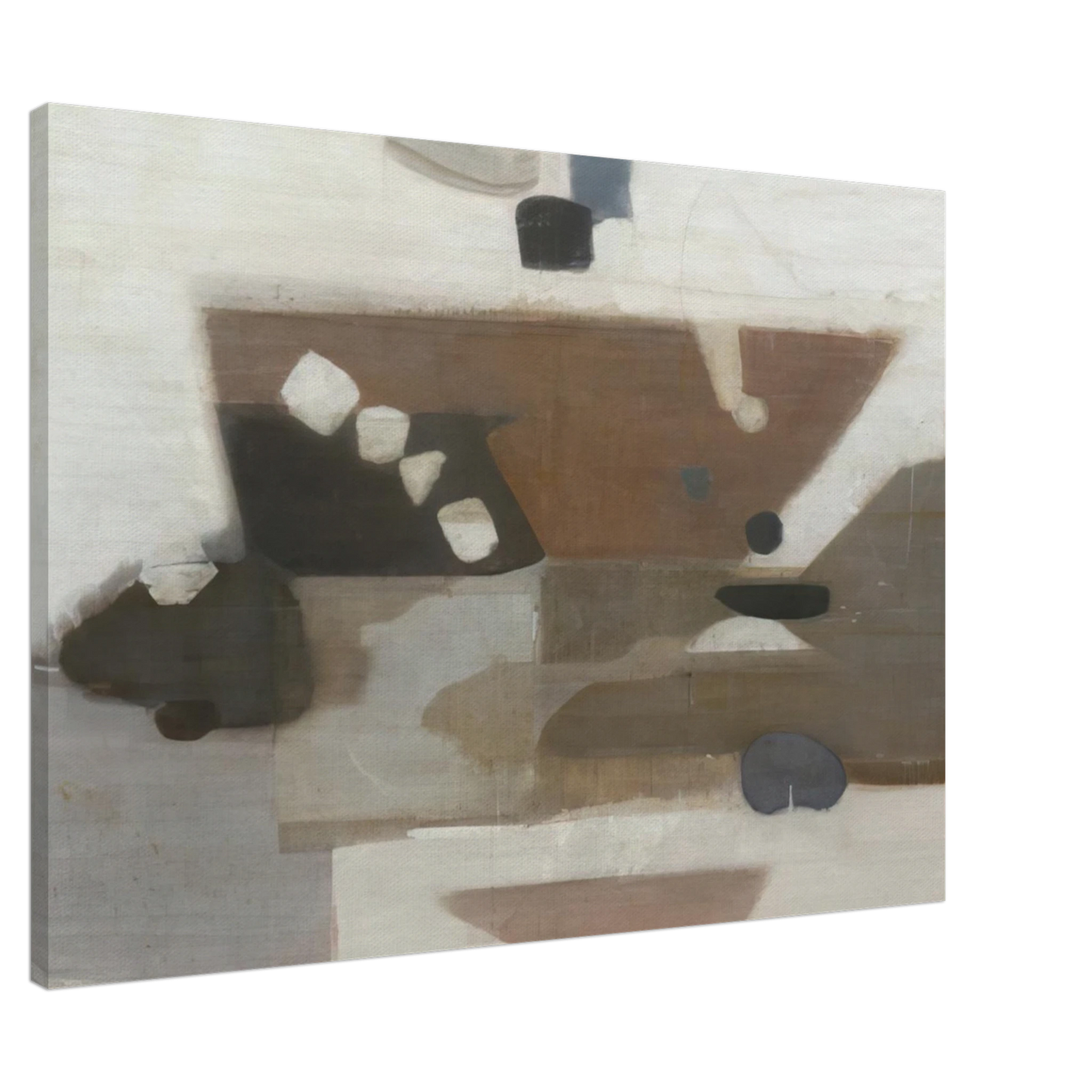 Kenzo Okada - Decision - 1956 Canvas - 20x30 cm / 8x12 inches-canvas