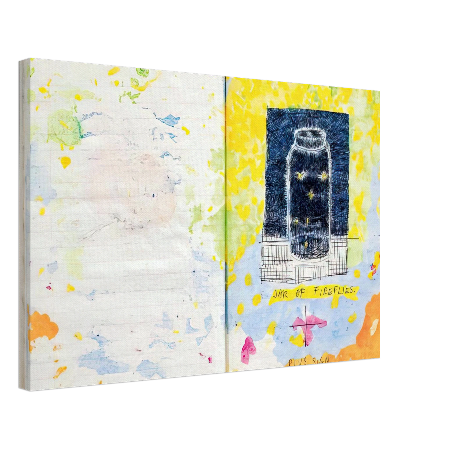 Paul Thek - Untitled Composition notebook detail - 1977 Canvas - 40x60 cm / 16x24 inches-canvas