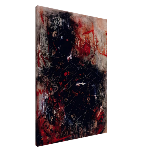 Wols - Oui, oui, oui - 1947 Canvas - 20x30 cm / 8x12 inches-canvas