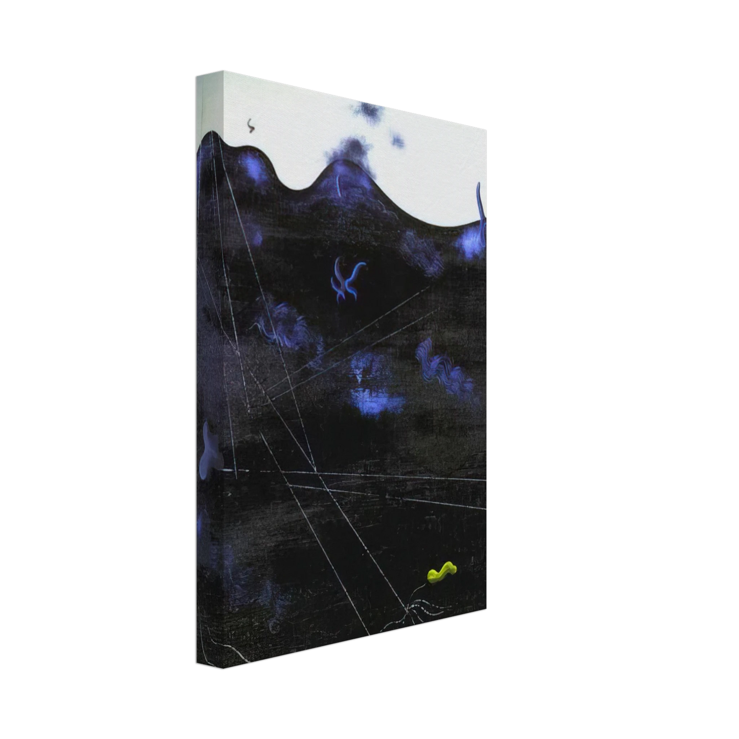 Yves Tanguy - Blue Bed Canvas - 70x100 cm / 28x40 inches-canvas