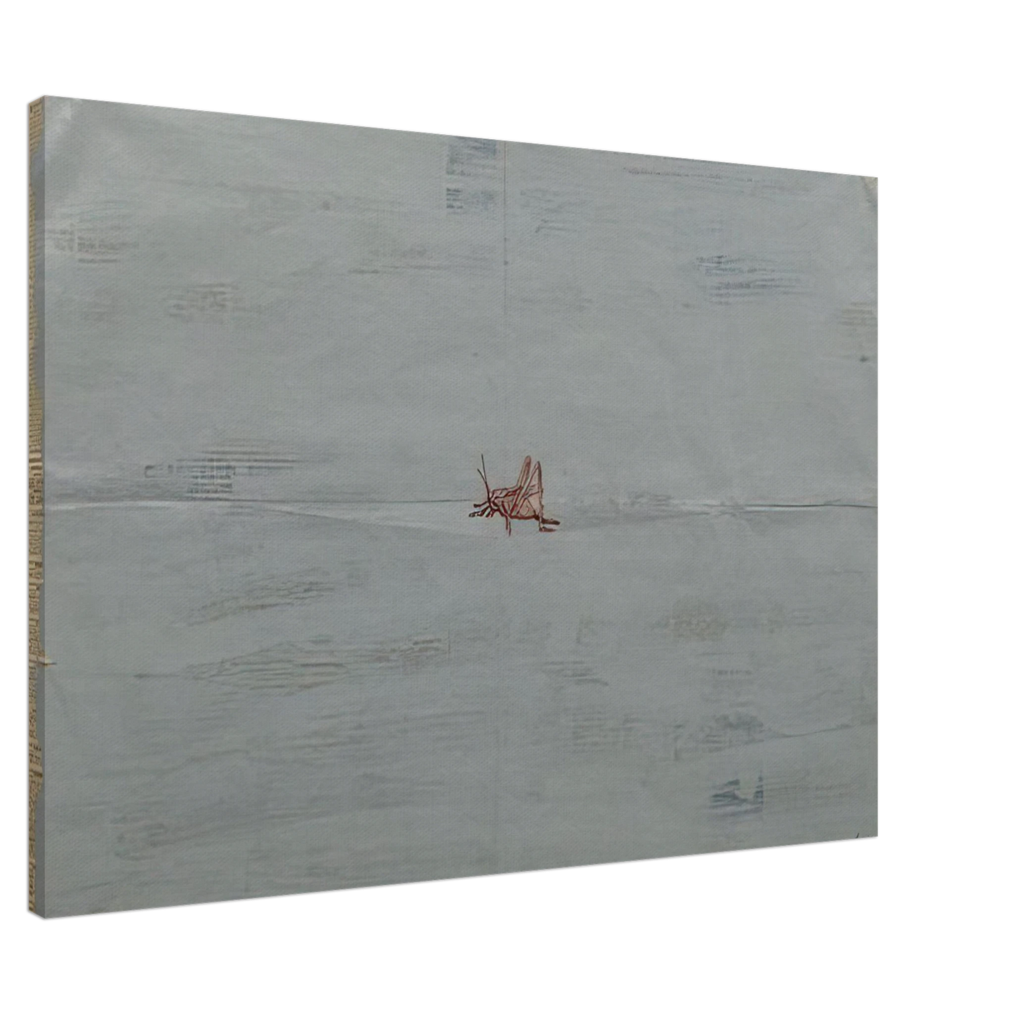 Paul Thek - Grasshopper - 1975 Canvas - 20x30 cm / 8x12 inches-canvas