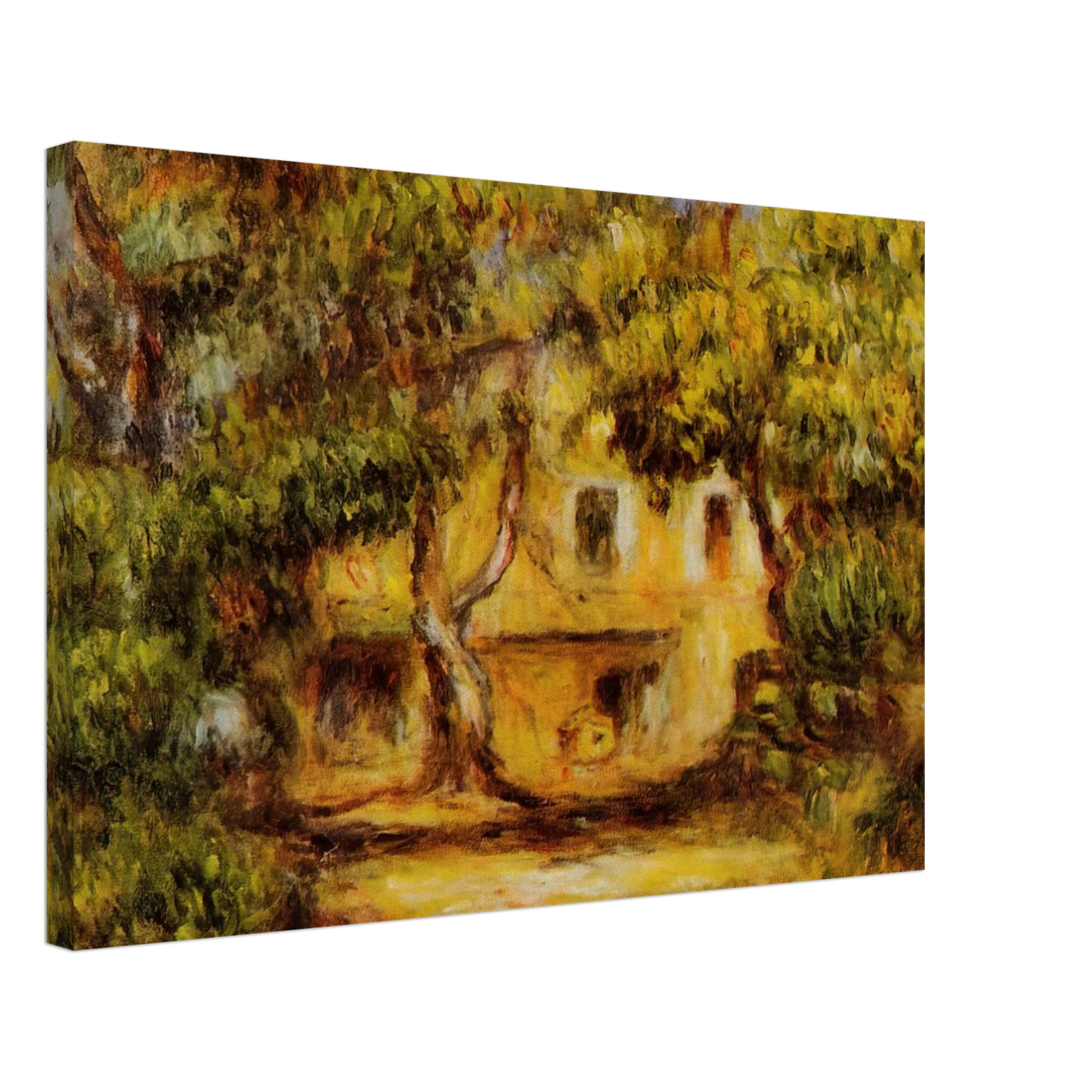 Pierre-Auguste Renoir - The Farm at Collettes Canvas - 40x60 cm / 16x24 inches-canvas