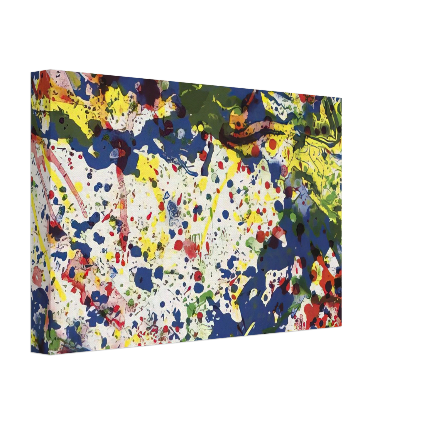 Sam Francis - Untitled  from Papierski Portfolio   SF 355  Canvas - 40x60 cm / 16x24 inches-canvas