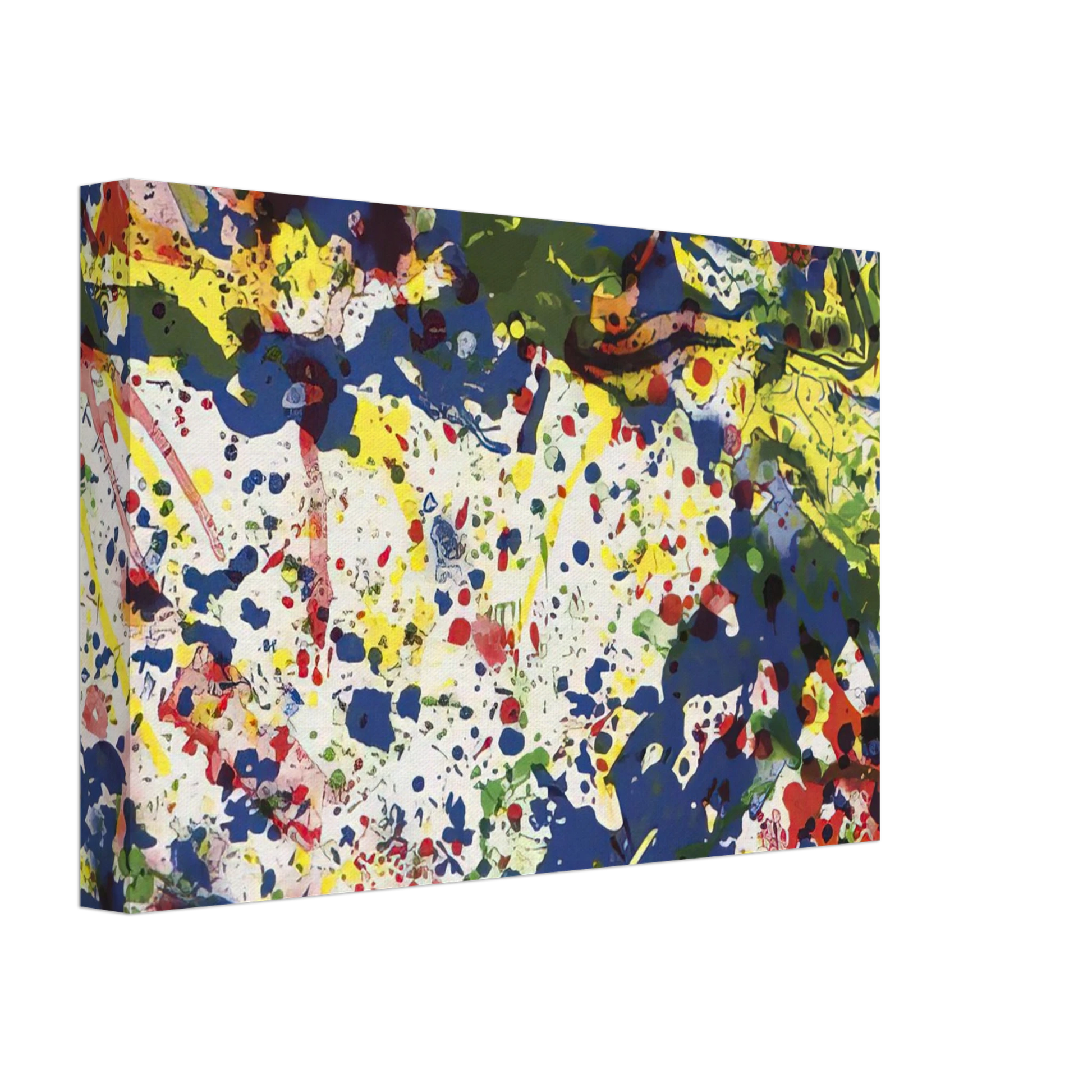 Sam Francis - Untitled  from Papierski Portfolio   SF 355  Canvas - 40x60 cm / 16x24 inches-canvas