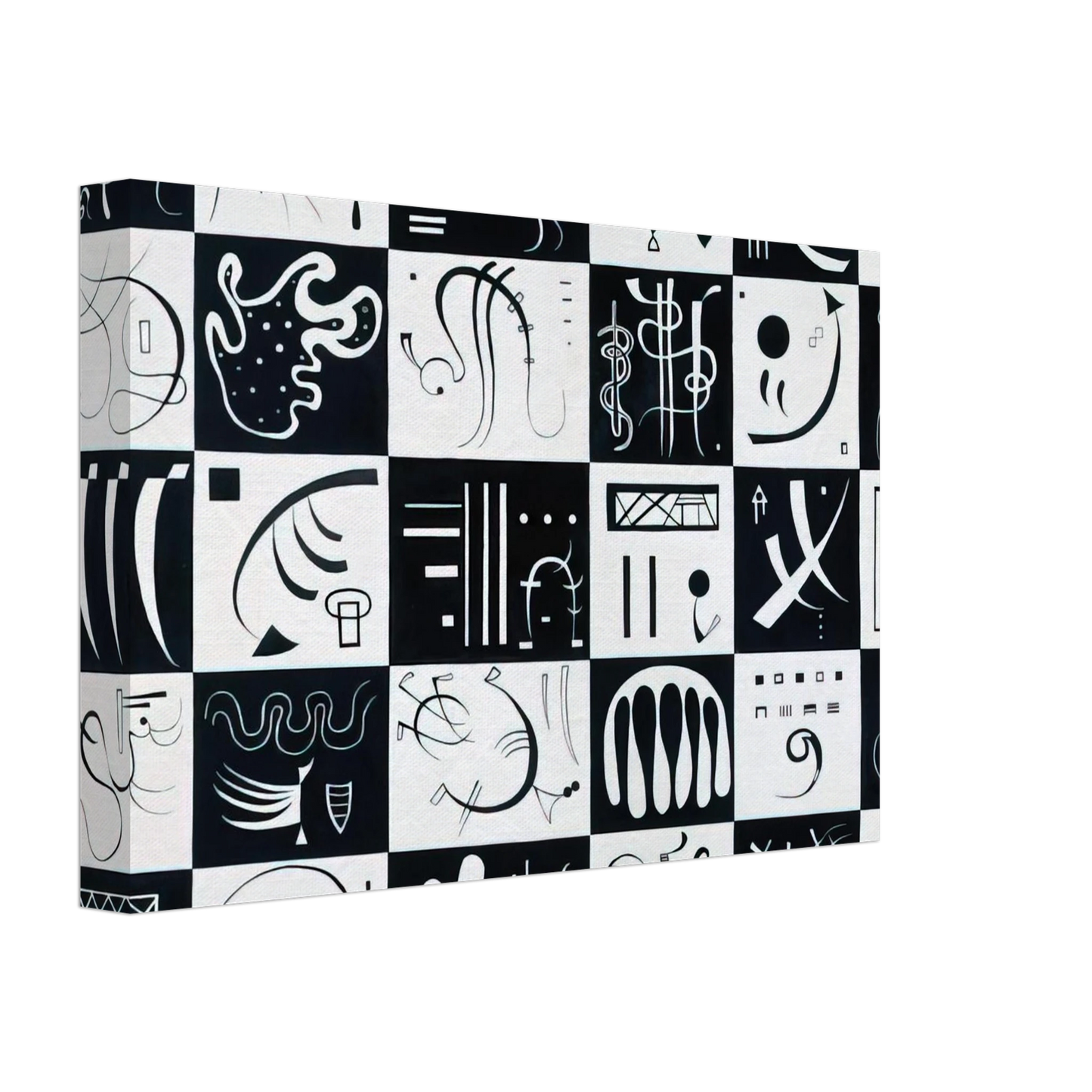 Wassily Kandinsky - THIRTY 1937 Canvas - 40x60 cm / 16x24 inches-canvas