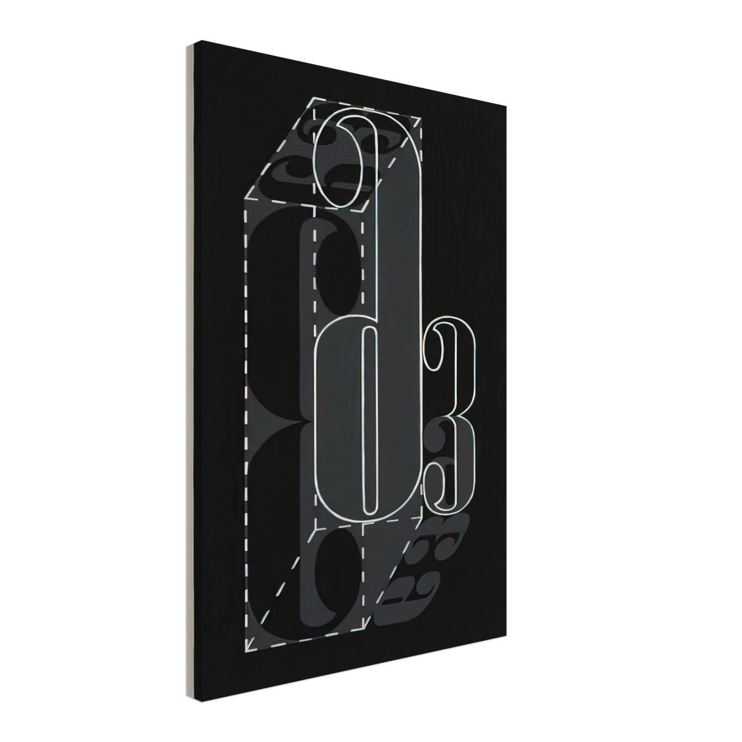 Josef Albers - 6 AND 3 1931 Canvas - 40x60 cm / 16x24 inches-canvas