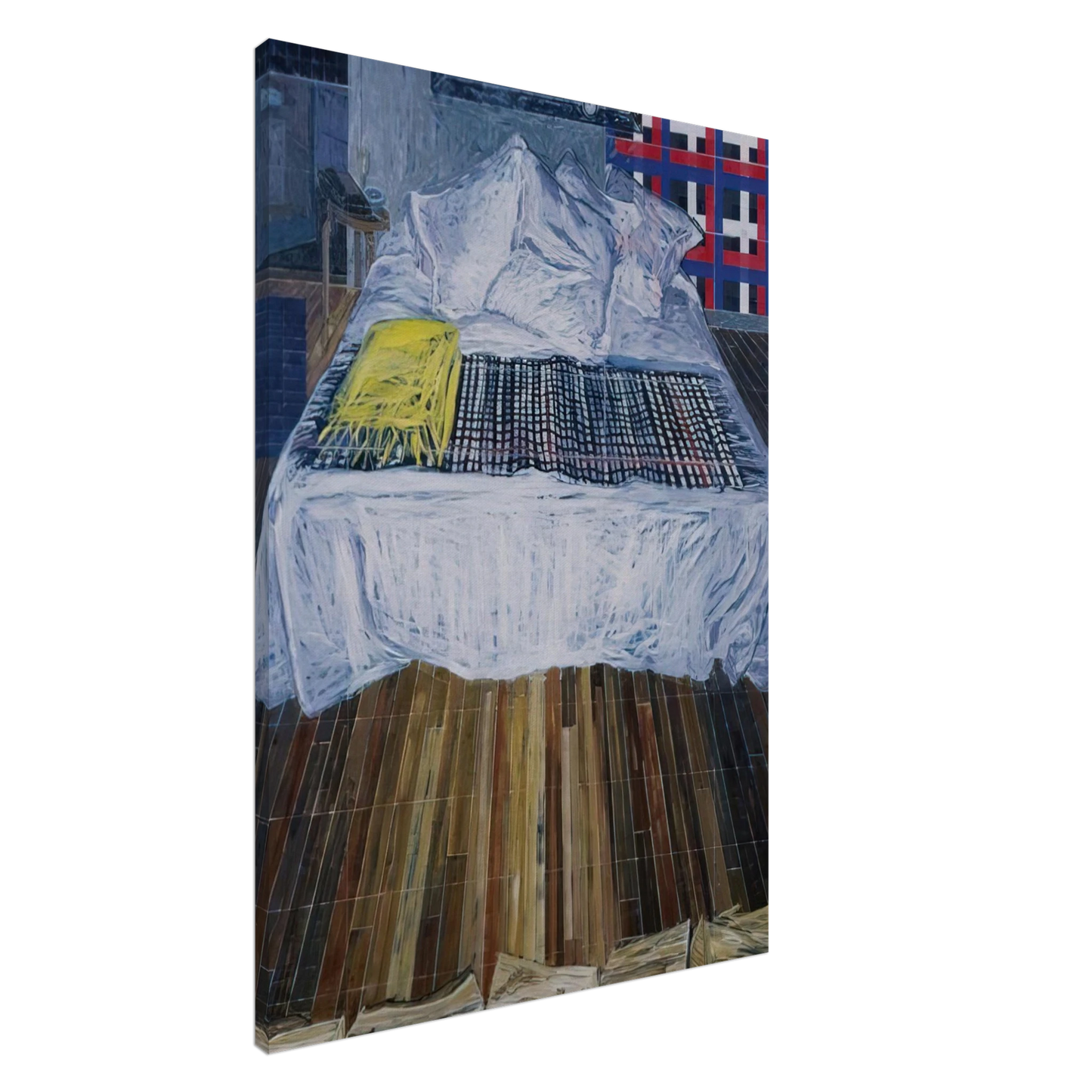 Jennifer Bartlett - Ten P.M. - 1992 Canvas - 20x30 cm / 8x12 inches-canvas