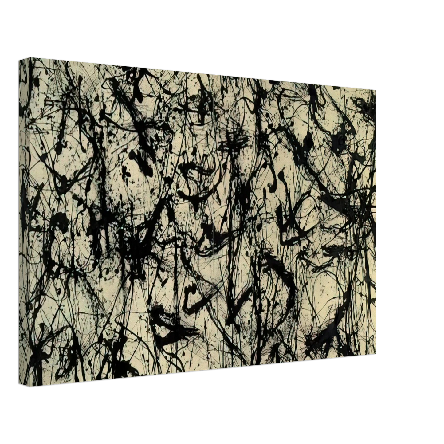 Jackson Pollock - NUMBER 32 1950 Canvas - 70x100 cm / 28x40 inches-canvas