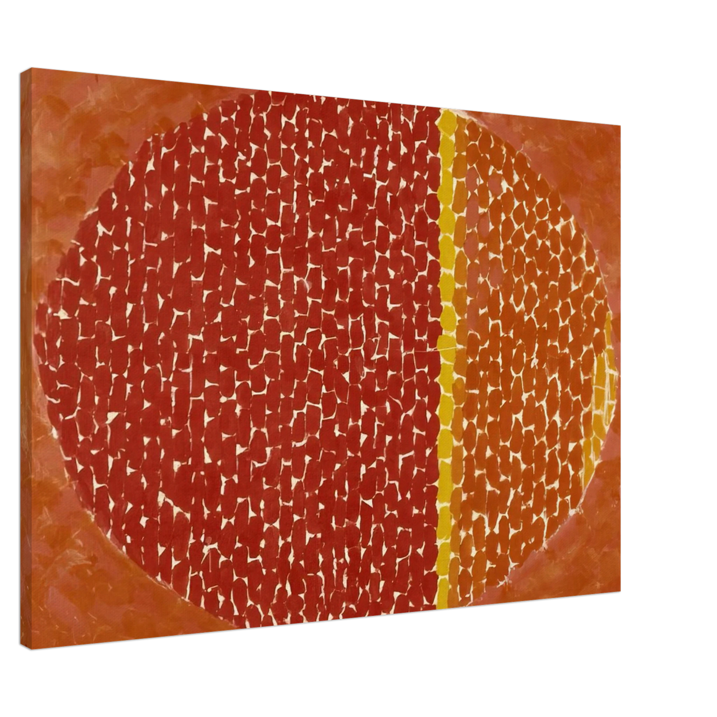 Alma Woodsey Thomas - SNOOPY SEES EARTH WRAPPED IN SUNSET 1970 Canvas - 20x30 cm / 8x12 inches-canvas