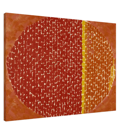 Alma Woodsey Thomas - SNOOPY SEES EARTH WRAPPED IN SUNSET 1970 Canvas - 20x30 cm / 8x12 inches-canvas