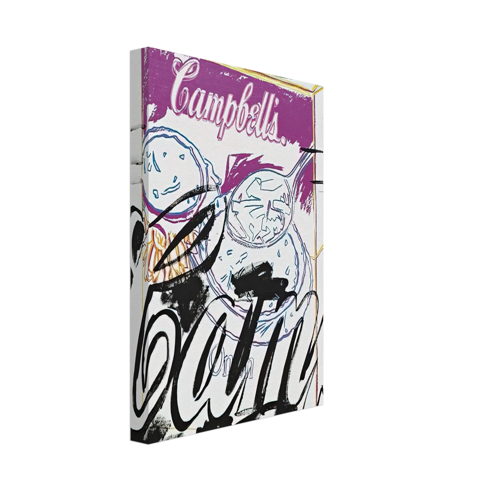 Andy Warhol - Campell's Onion Soup Box Canvas - 70x100 cm / 28x40 inches-canvas
