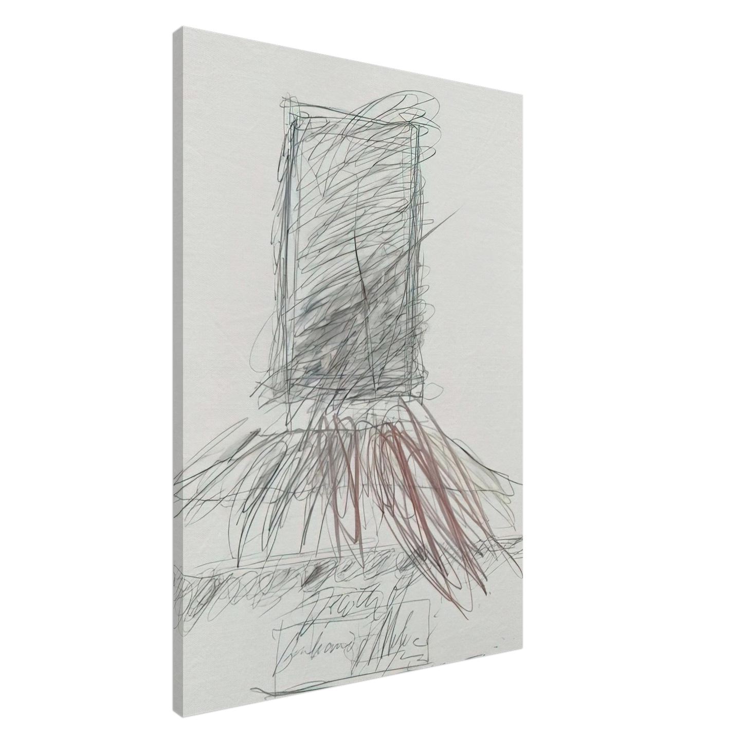 Cy Twombly - Death of Giuliano De'Medici Canvas - 20x30 cm / 8x12 inches-canvas