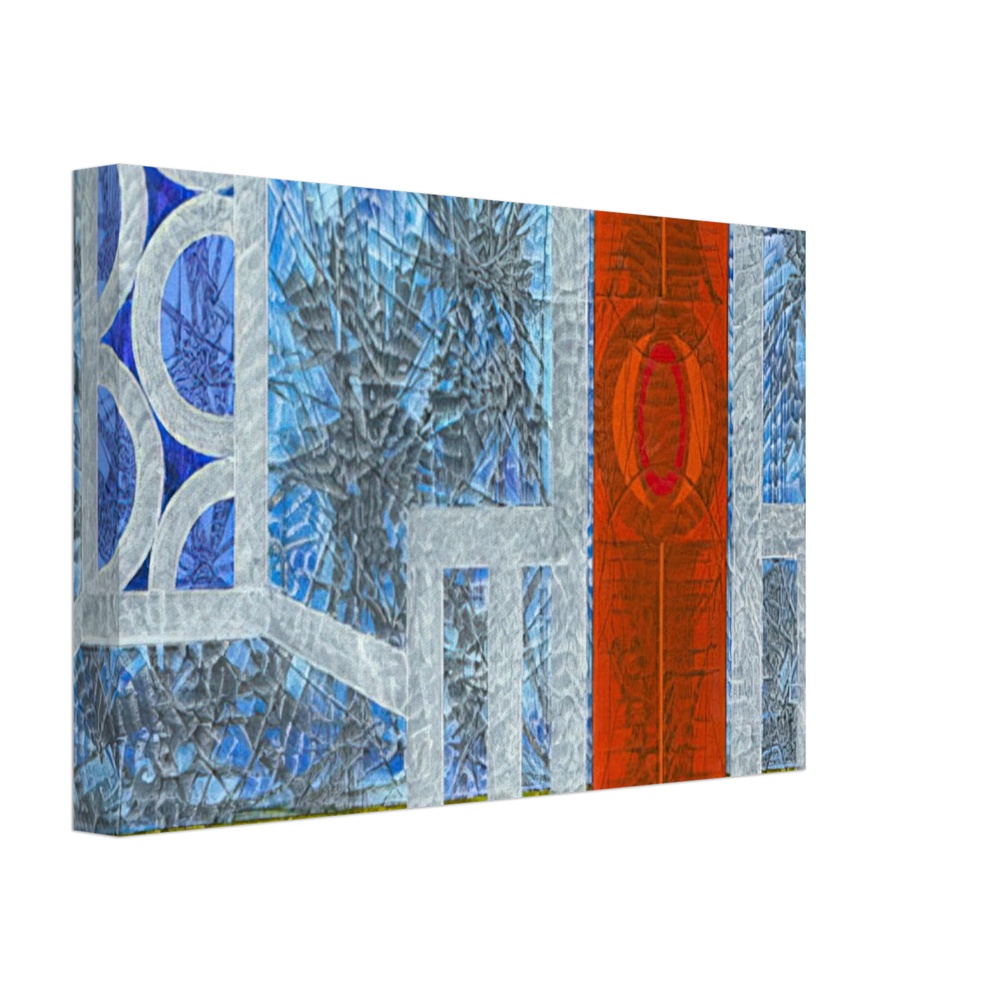 Jimmy Ernst - Epilogue - 1974 Canvas - 40x60 cm / 16x24 inches-canvas