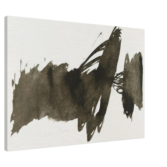 Julius Bissier - Untitled - 1950 Canvas - 20x30 cm / 8x12 inches-canvas