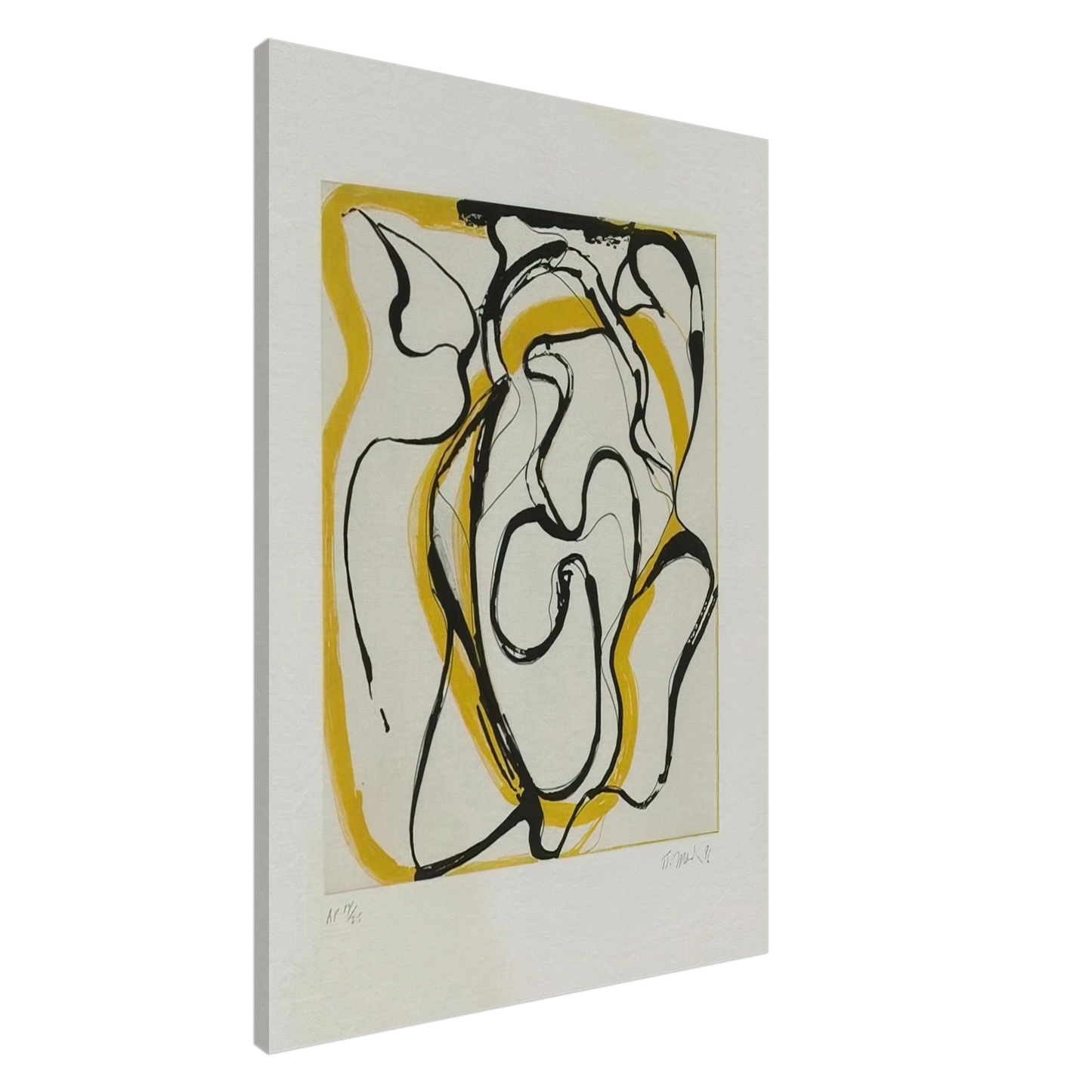 Brice Marden - Untitled - Abstract Expressionism Canvas - 20x30 cm / 8x12 inches-canvas