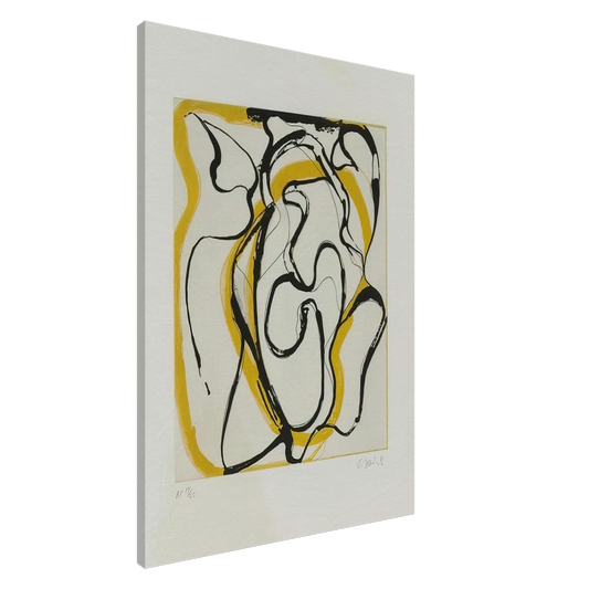 Brice Marden - Untitled - Abstract Expressionism Canvas - 20x30 cm / 8x12 inches-canvas