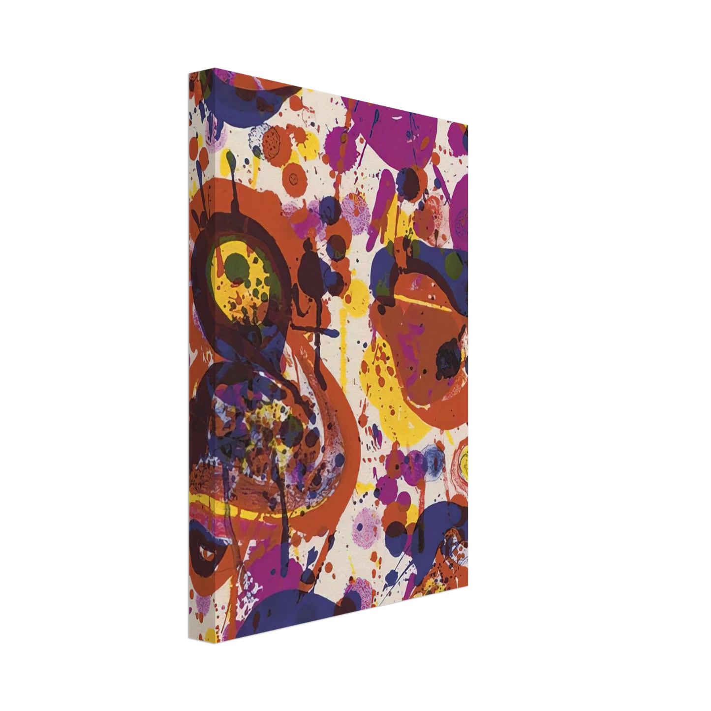 Sam Francis - Untitled  from Pasadena Box   Lembark L57  Canvas - 40x60 cm / 16x24 inches-canvas